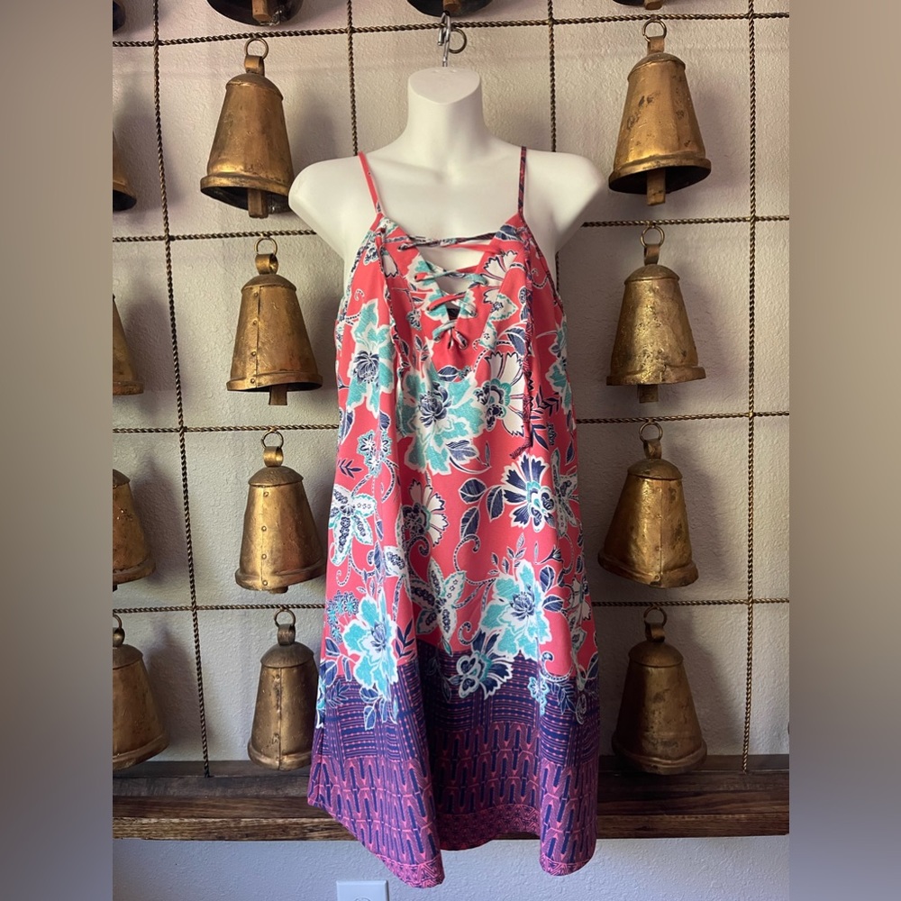 Women’s floral boho dress